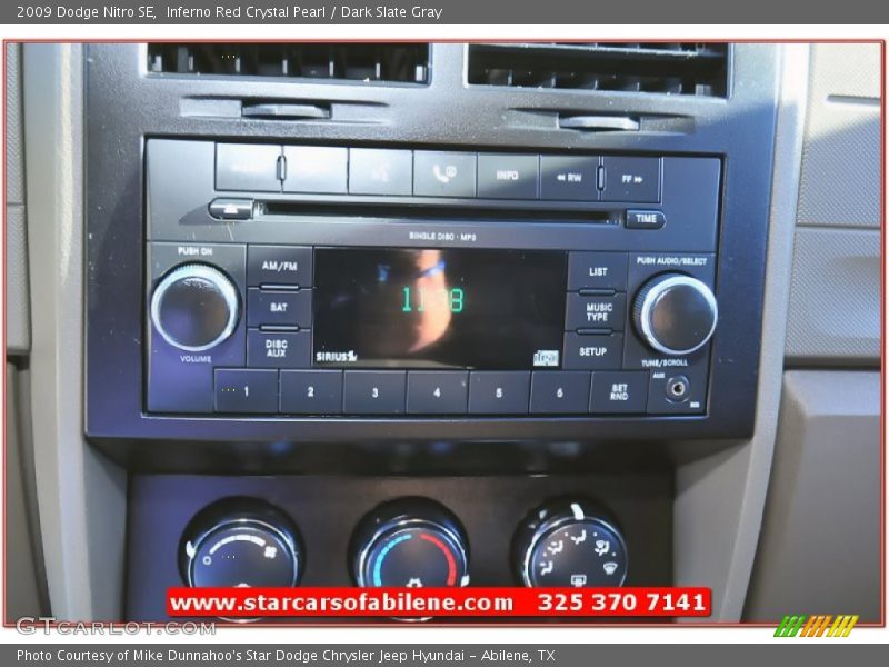Inferno Red Crystal Pearl / Dark Slate Gray 2009 Dodge Nitro SE