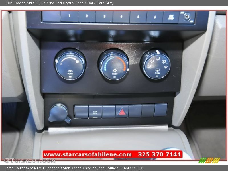 Inferno Red Crystal Pearl / Dark Slate Gray 2009 Dodge Nitro SE