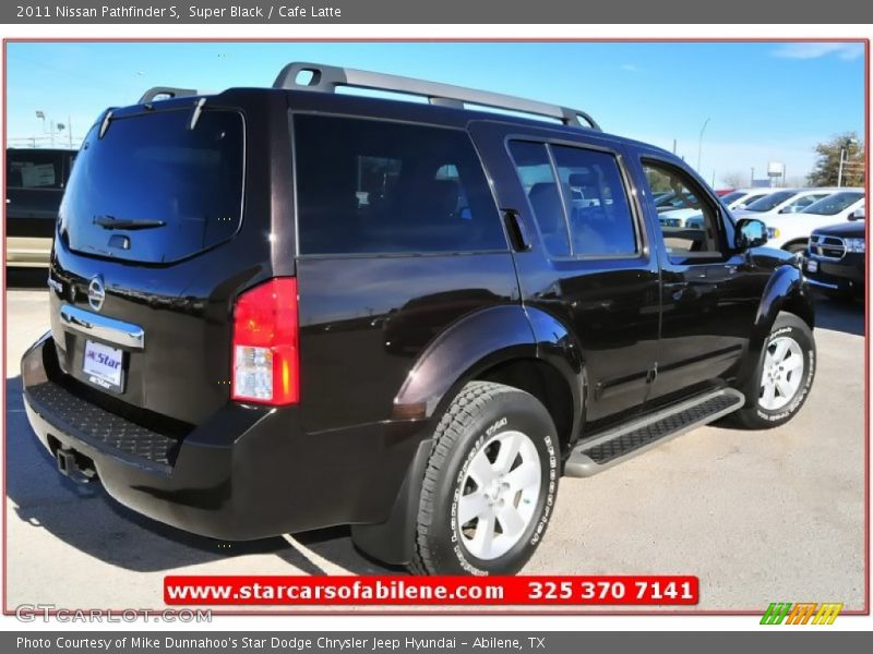Super Black / Cafe Latte 2011 Nissan Pathfinder S