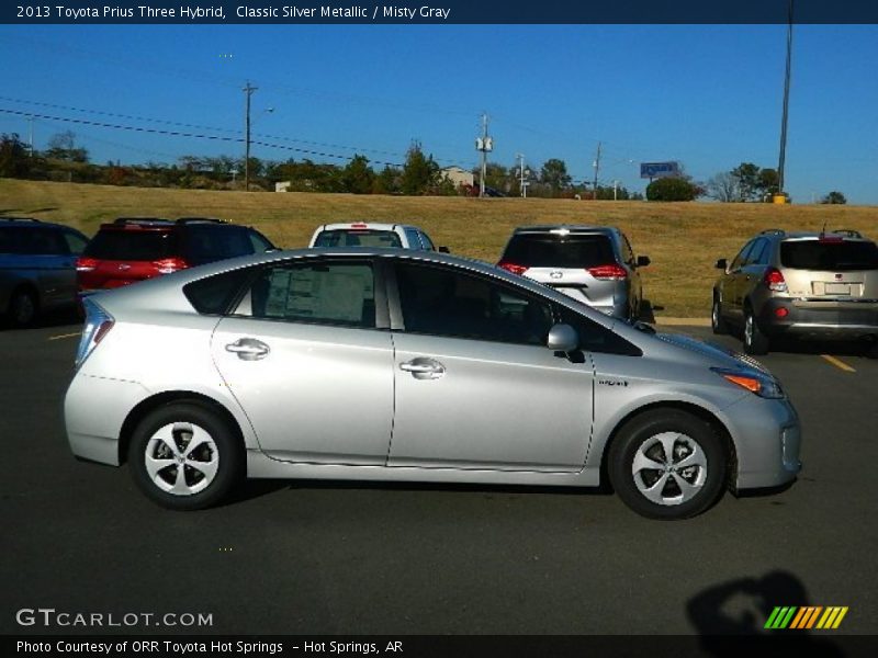 Classic Silver Metallic / Misty Gray 2013 Toyota Prius Three Hybrid