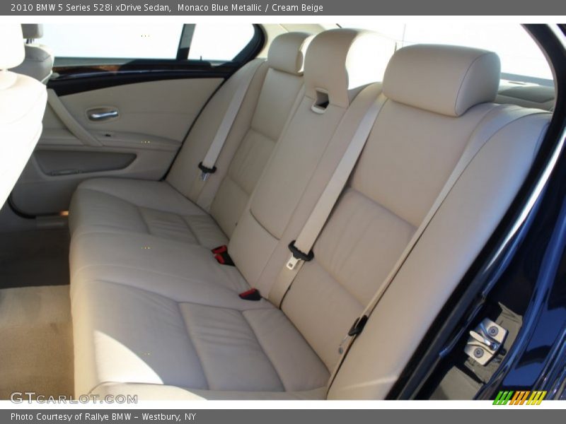 Monaco Blue Metallic / Cream Beige 2010 BMW 5 Series 528i xDrive Sedan