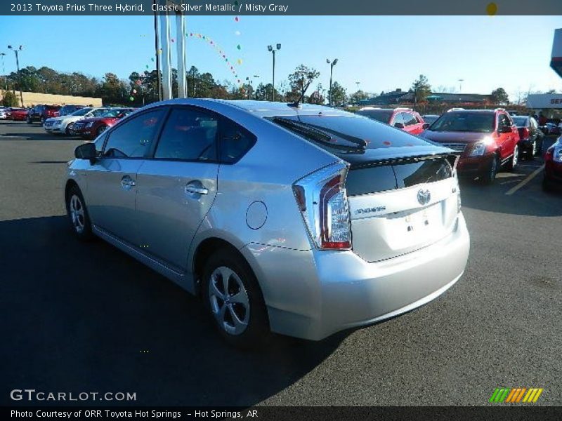 Classic Silver Metallic / Misty Gray 2013 Toyota Prius Three Hybrid
