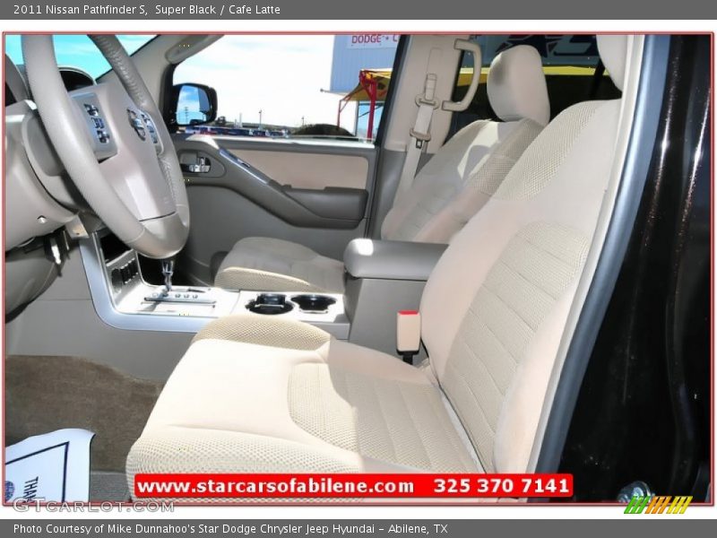 Super Black / Cafe Latte 2011 Nissan Pathfinder S