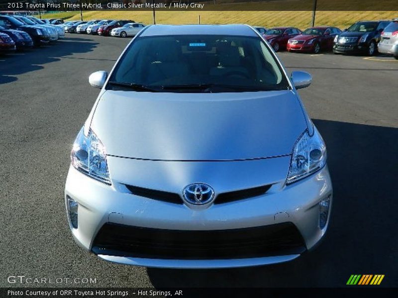 Classic Silver Metallic / Misty Gray 2013 Toyota Prius Three Hybrid