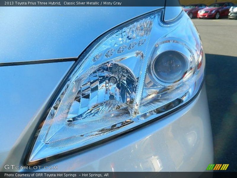 Classic Silver Metallic / Misty Gray 2013 Toyota Prius Three Hybrid