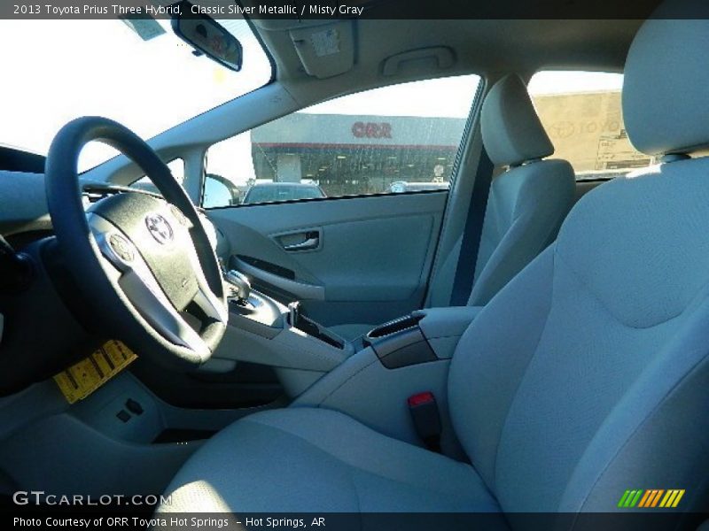 Classic Silver Metallic / Misty Gray 2013 Toyota Prius Three Hybrid
