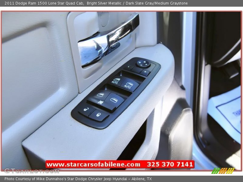 Bright Silver Metallic / Dark Slate Gray/Medium Graystone 2011 Dodge Ram 1500 Lone Star Quad Cab