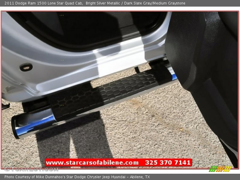 Bright Silver Metallic / Dark Slate Gray/Medium Graystone 2011 Dodge Ram 1500 Lone Star Quad Cab