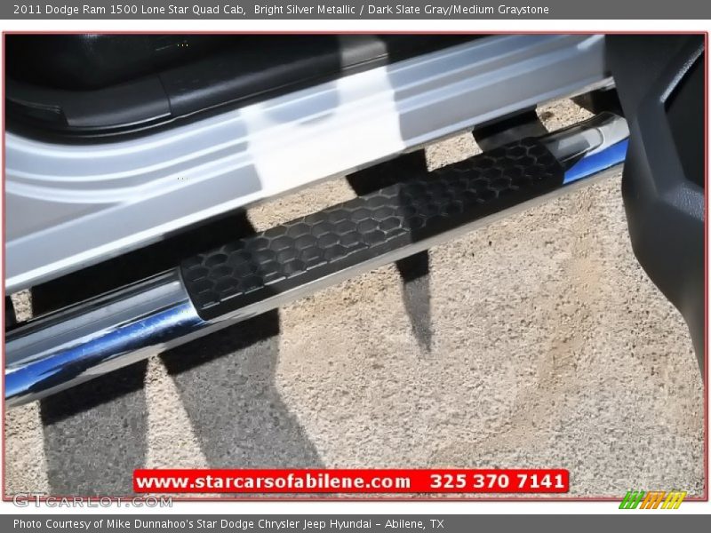 Bright Silver Metallic / Dark Slate Gray/Medium Graystone 2011 Dodge Ram 1500 Lone Star Quad Cab