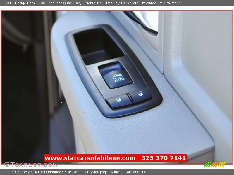 Bright Silver Metallic / Dark Slate Gray/Medium Graystone 2011 Dodge Ram 1500 Lone Star Quad Cab
