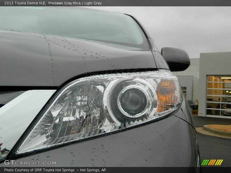 Predawn Gray Mica / Light Gray 2013 Toyota Sienna XLE