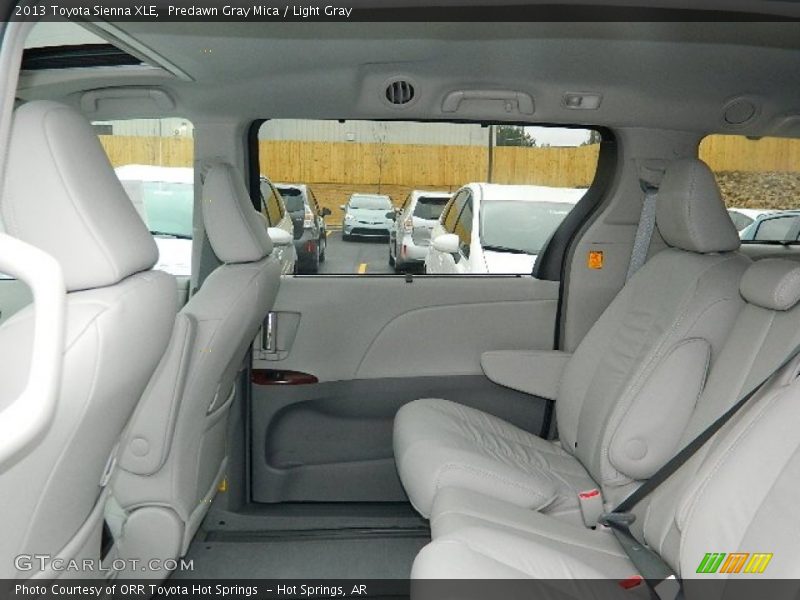 Predawn Gray Mica / Light Gray 2013 Toyota Sienna XLE