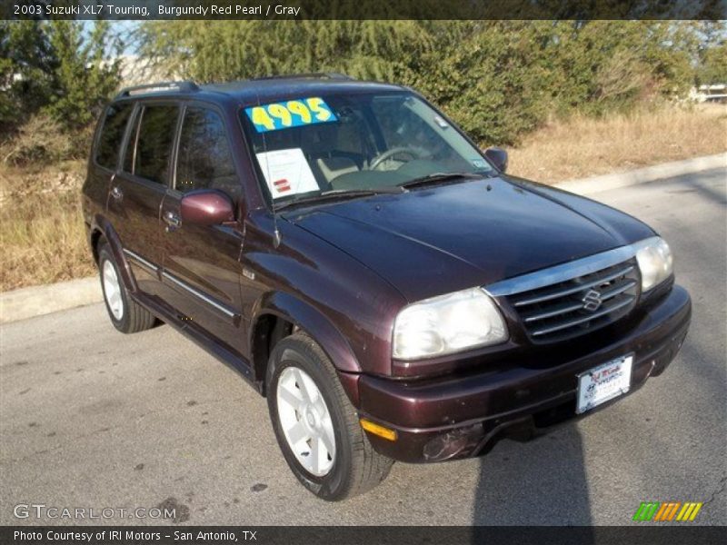 Burgundy Red Pearl / Gray 2003 Suzuki XL7 Touring