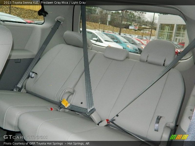Predawn Gray Mica / Light Gray 2013 Toyota Sienna XLE