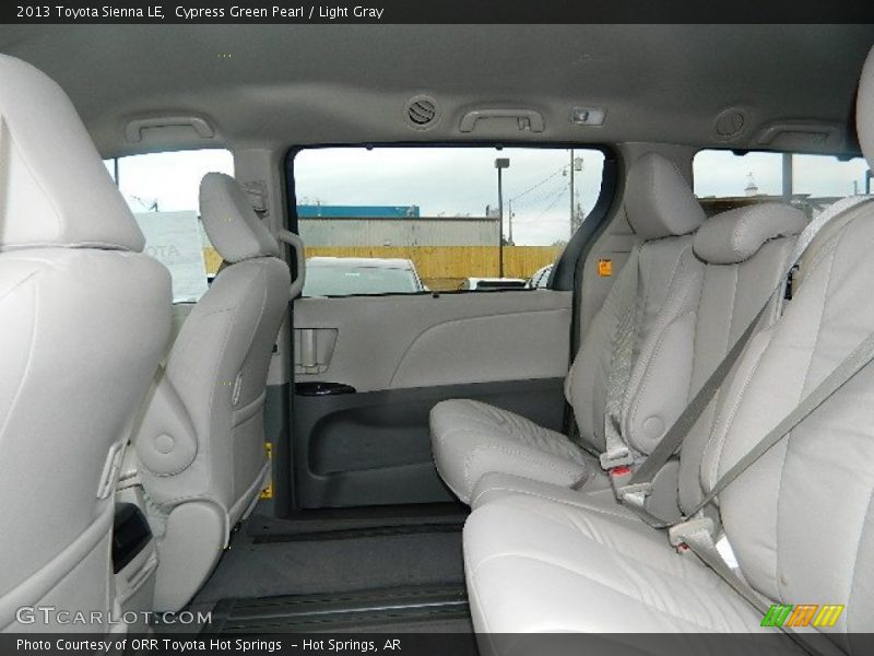 Cypress Green Pearl / Light Gray 2013 Toyota Sienna LE