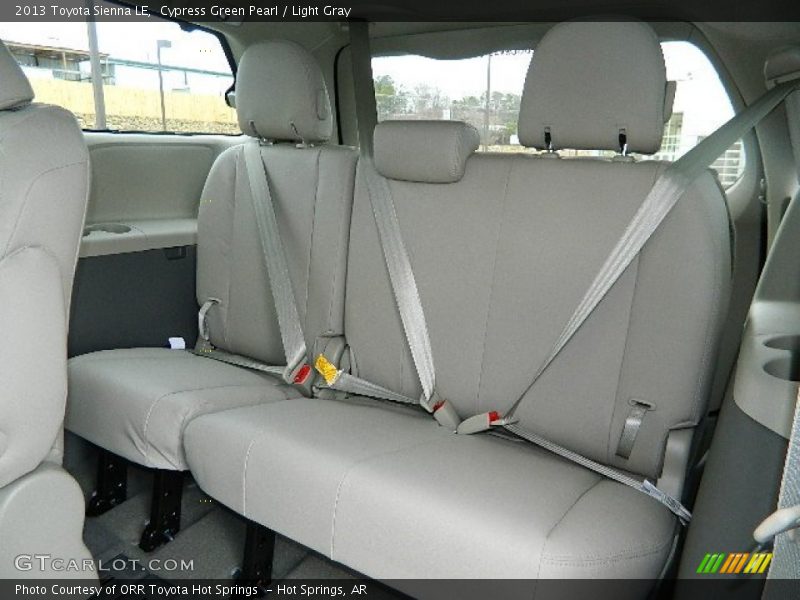 Cypress Green Pearl / Light Gray 2013 Toyota Sienna LE