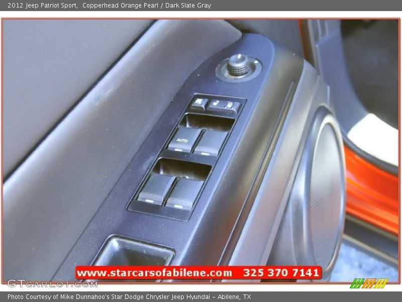 Copperhead Orange Pearl / Dark Slate Gray 2012 Jeep Patriot Sport