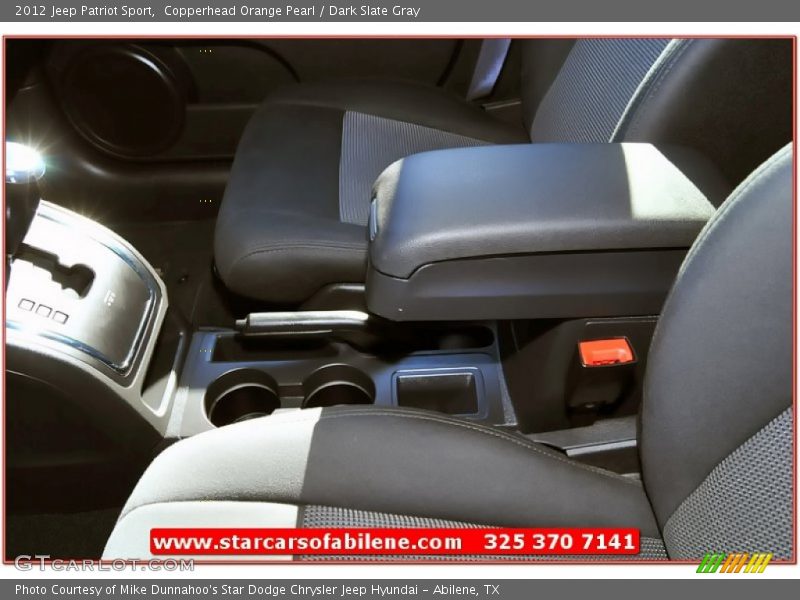 Copperhead Orange Pearl / Dark Slate Gray 2012 Jeep Patriot Sport