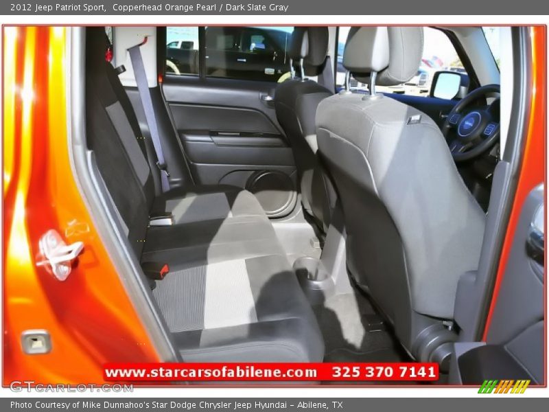 Copperhead Orange Pearl / Dark Slate Gray 2012 Jeep Patriot Sport