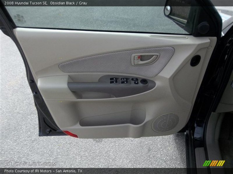 Obsidian Black / Gray 2008 Hyundai Tucson SE