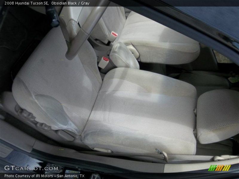 Obsidian Black / Gray 2008 Hyundai Tucson SE