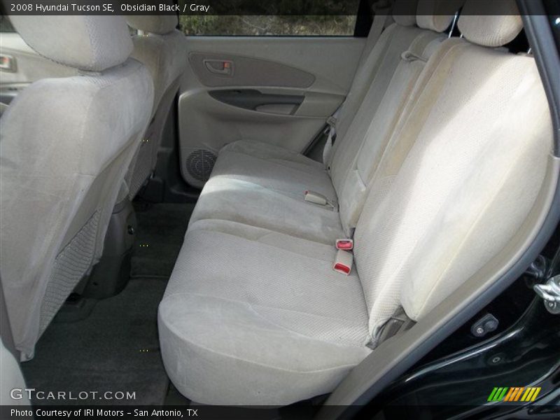 Obsidian Black / Gray 2008 Hyundai Tucson SE