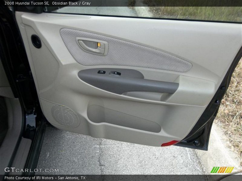 Obsidian Black / Gray 2008 Hyundai Tucson SE