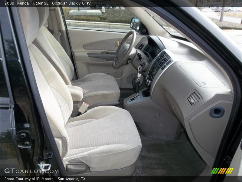 Obsidian Black / Gray 2008 Hyundai Tucson SE