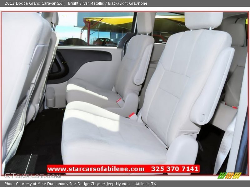 Bright Silver Metallic / Black/Light Graystone 2012 Dodge Grand Caravan SXT