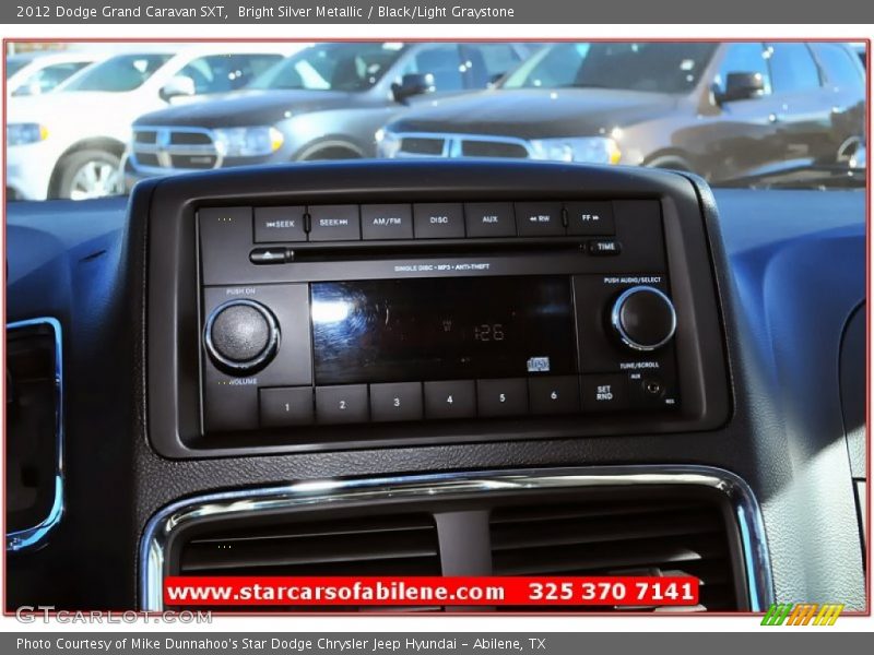 Bright Silver Metallic / Black/Light Graystone 2012 Dodge Grand Caravan SXT