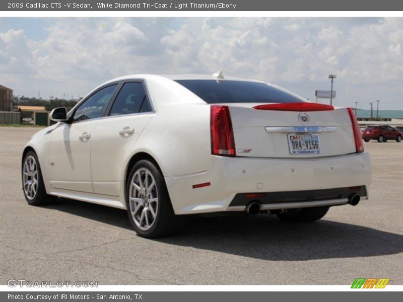 White Diamond Tri-Coat / Light Titanium/Ebony 2009 Cadillac CTS -V Sedan