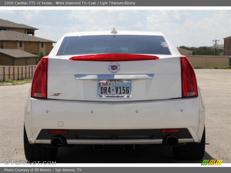 White Diamond Tri-Coat / Light Titanium/Ebony 2009 Cadillac CTS -V Sedan