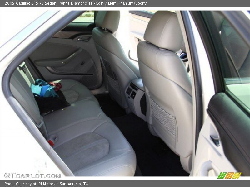 White Diamond Tri-Coat / Light Titanium/Ebony 2009 Cadillac CTS -V Sedan