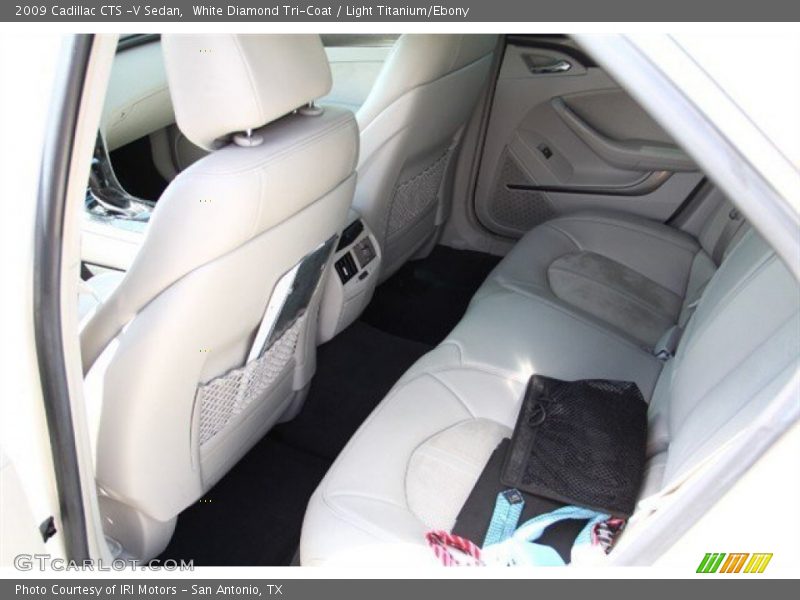 White Diamond Tri-Coat / Light Titanium/Ebony 2009 Cadillac CTS -V Sedan