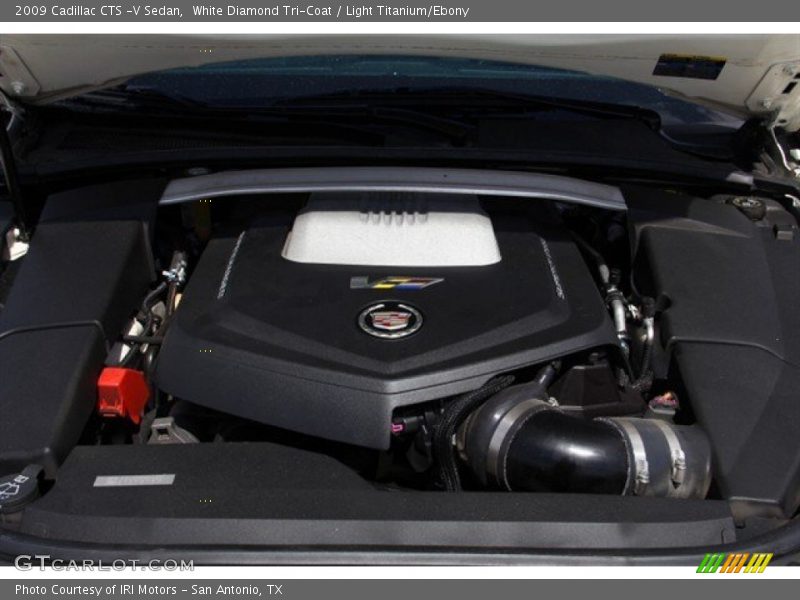 White Diamond Tri-Coat / Light Titanium/Ebony 2009 Cadillac CTS -V Sedan