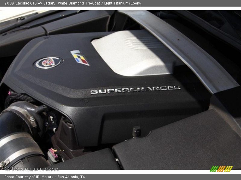 White Diamond Tri-Coat / Light Titanium/Ebony 2009 Cadillac CTS -V Sedan