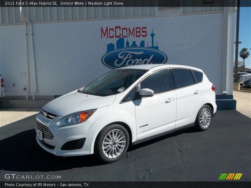 Oxford White / Medium Light Stone 2013 Ford C-Max Hybrid SE