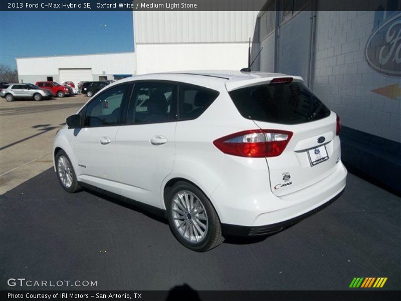 Oxford White / Medium Light Stone 2013 Ford C-Max Hybrid SE