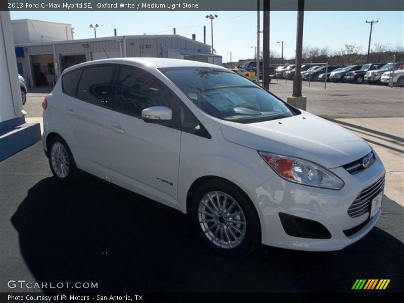Oxford White / Medium Light Stone 2013 Ford C-Max Hybrid SE