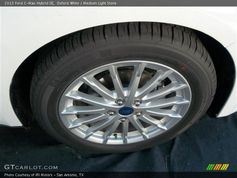 Oxford White / Medium Light Stone 2013 Ford C-Max Hybrid SE