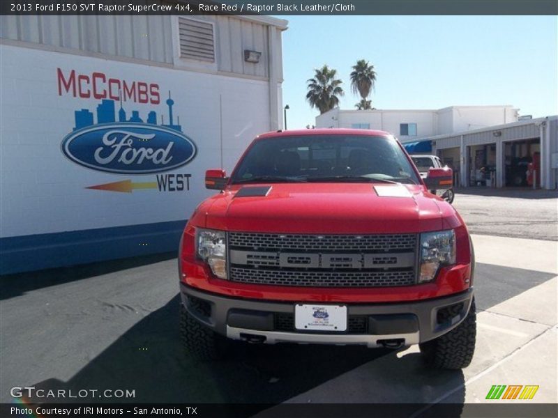 Race Red / Raptor Black Leather/Cloth 2013 Ford F150 SVT Raptor SuperCrew 4x4