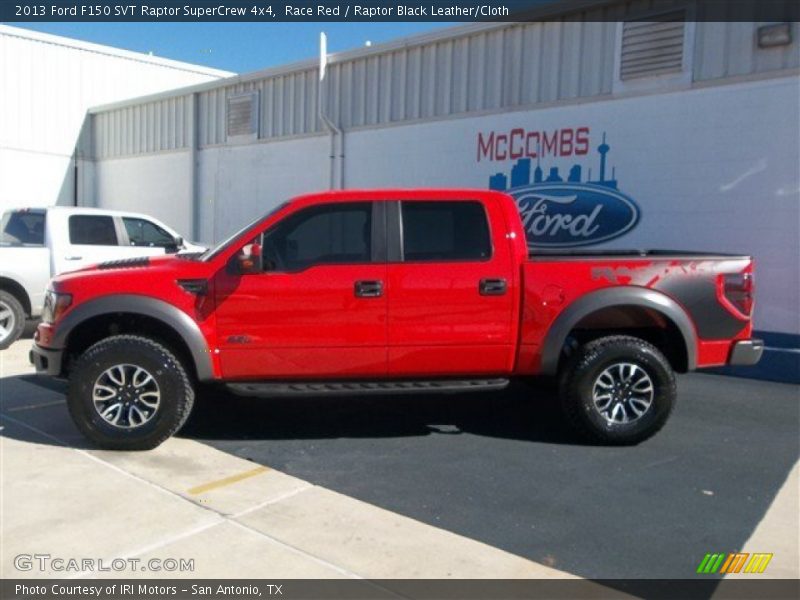 Race Red / Raptor Black Leather/Cloth 2013 Ford F150 SVT Raptor SuperCrew 4x4