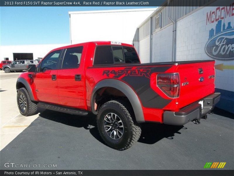 Race Red / Raptor Black Leather/Cloth 2013 Ford F150 SVT Raptor SuperCrew 4x4