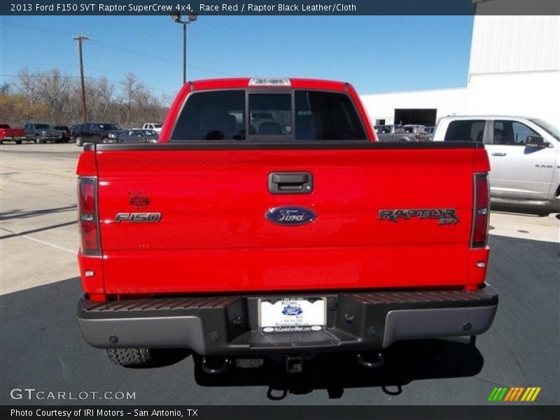 Race Red / Raptor Black Leather/Cloth 2013 Ford F150 SVT Raptor SuperCrew 4x4
