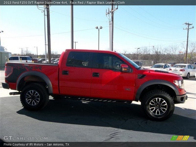 Race Red / Raptor Black Leather/Cloth 2013 Ford F150 SVT Raptor SuperCrew 4x4