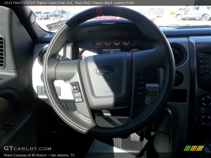Race Red / Raptor Black Leather/Cloth 2013 Ford F150 SVT Raptor SuperCrew 4x4