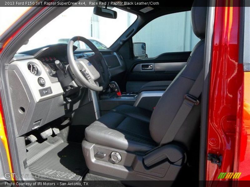Race Red / Raptor Black Leather/Cloth 2013 Ford F150 SVT Raptor SuperCrew 4x4