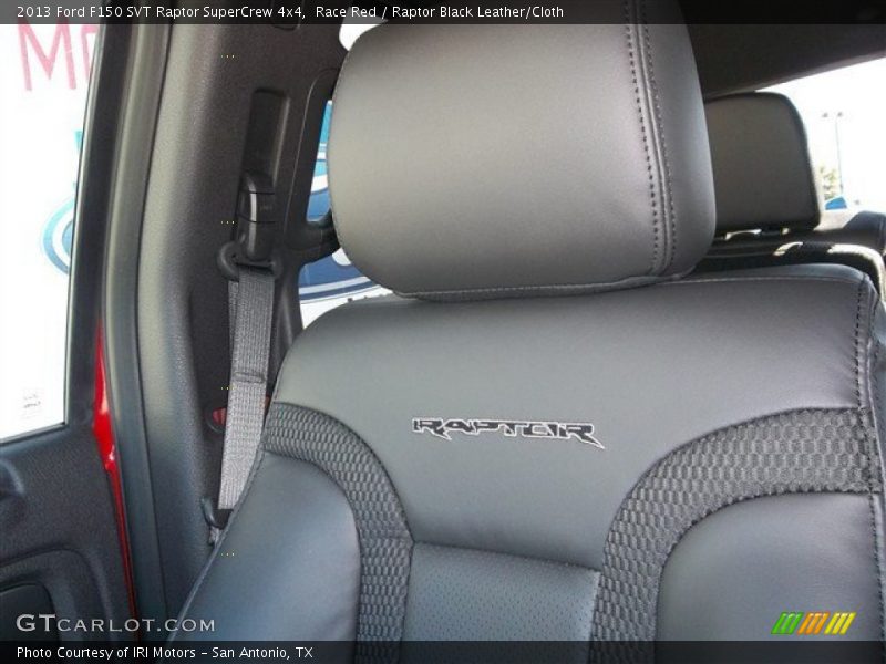 Race Red / Raptor Black Leather/Cloth 2013 Ford F150 SVT Raptor SuperCrew 4x4