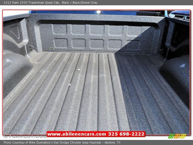 Black / Black/Diesel Gray 2013 Ram 1500 Tradesman Quad Cab
