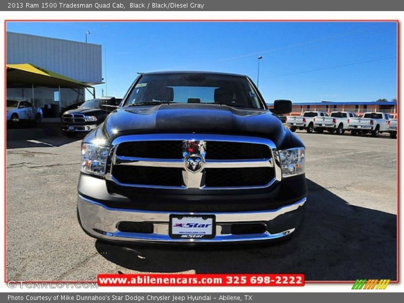 Black / Black/Diesel Gray 2013 Ram 1500 Tradesman Quad Cab